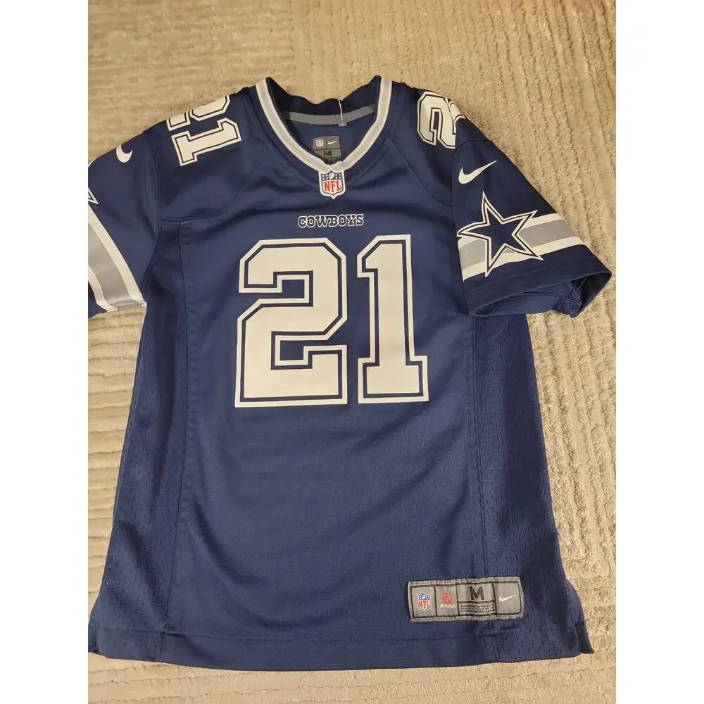 Nike Ezekiel Elliott Dallas Cowboys Football Jersey Youth Kids Medium 10-12 Boy